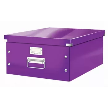 Leitz Click & Store WOW didelė archyvavimo dėžė, violetinė, kartonas, 1,28 kg
