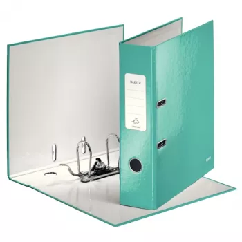 Leitz Lever Arch File 180° WOW POB/Laminuotas A4/80mm, A4, Kartonas, Turkis, 600 lapų, 80 g/m², 8 cm