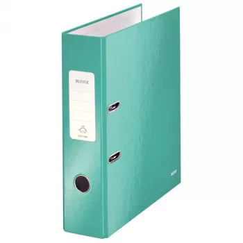 Leitz Lever Arch File 180° WOW POB/Laminuotas A4/80mm, A4, Kartonas, Turkis, 600 lapų, 80 g/m², 8 cm