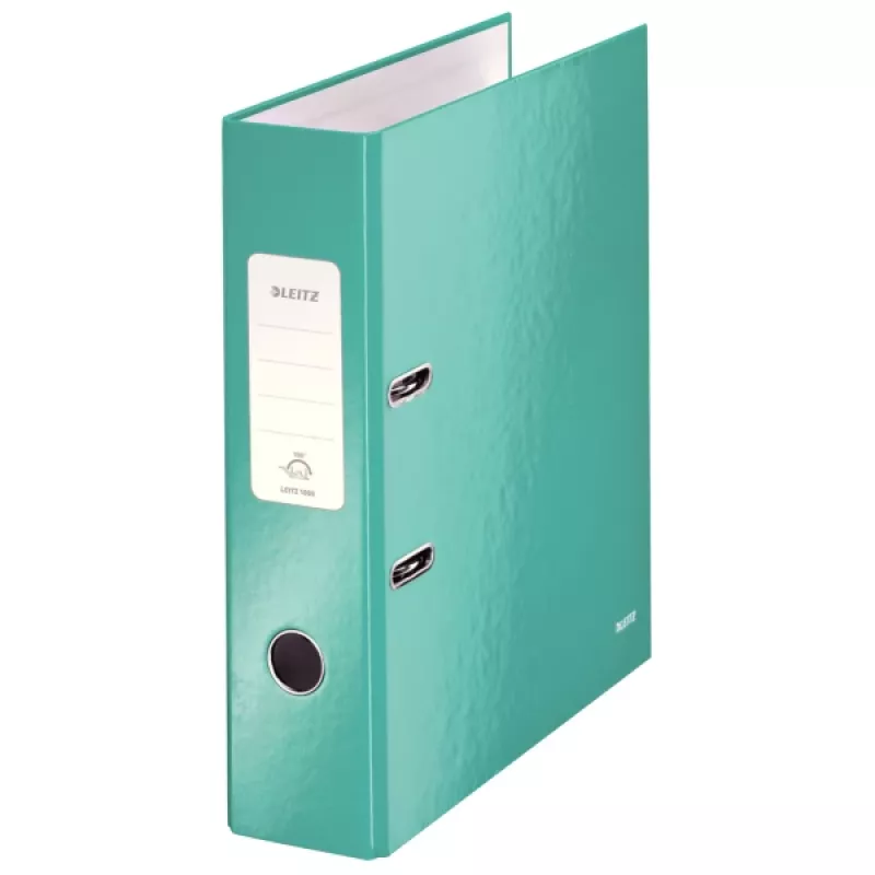 Leitz Lever Arch File 180° WOW POB/Laminuotas A4/80mm, A4, Kartonas, Turkis, 600 lapų, 80 g/m², 8 cm