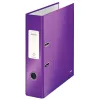 Leitz Lever Arch File 180° WOW POB/Laminuotas A4/80mm, A4, Kartonas, Violetinė, 600 lapų, 80 g/m², 8 cm