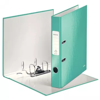Leitz Lever Arch File 180° WOW POB/Laminuotas A4/50mm, A4, Kartonas, Turkio spalva, 350 lapų, 80 g/m², 5 cm