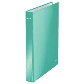 Leitz Ringbinder WOW Laminuotas A4+ 2DR/25mm, A4, Kartonas, Mėlyna, Balta, 250 lapų, 80 g/m²