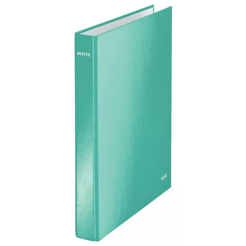 Leitz Ringbinder WOW Laminuotas A4+ 2DR/25mm, A4, Kartonas, Mėlyna, Balta, 250 lapų, 80 g/m²