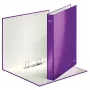 Leitz WOW Laminuotas segtuvas A4+ 2DR/25mm, violetinis