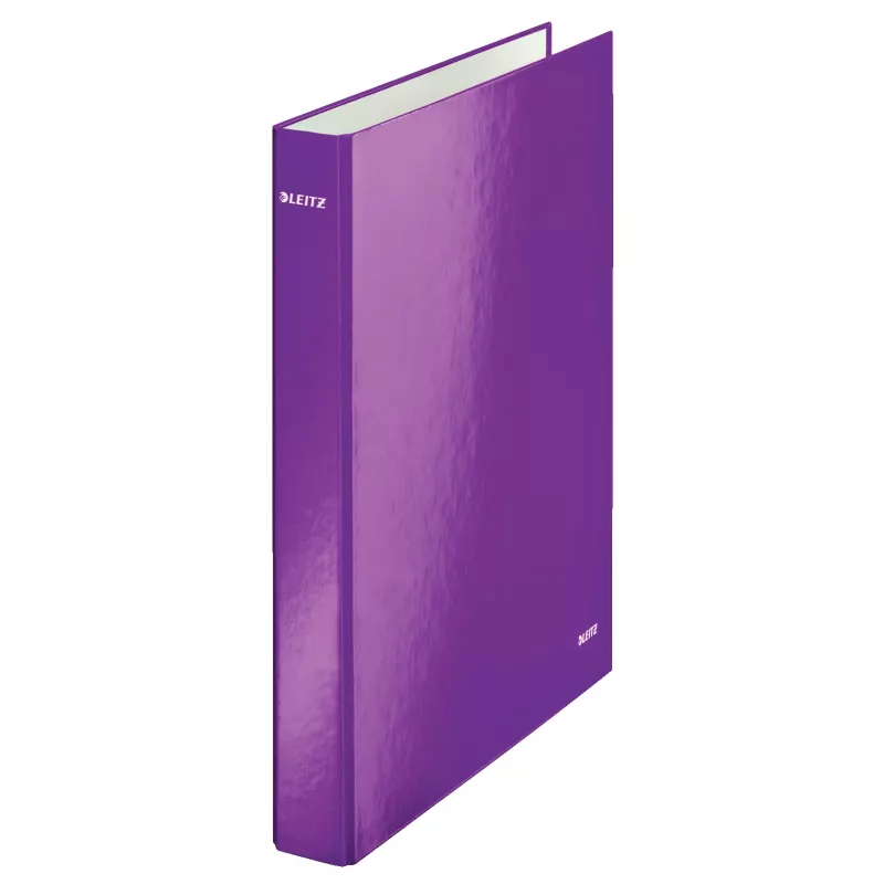 Leitz WOW Laminuotas segtuvas A4+ 2DR/25mm, violetinis