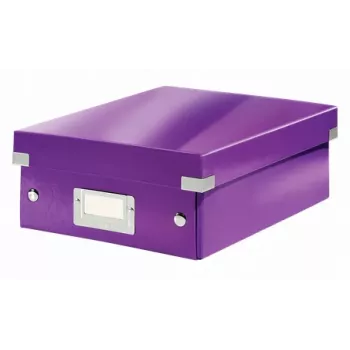 Leitz Organizer Box Click & Store WOW Small, violetinė, kartonas, 600 g