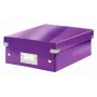 Leitz Organizer Box Click & Store WOW Small, violetinė, kartonas, 600 g