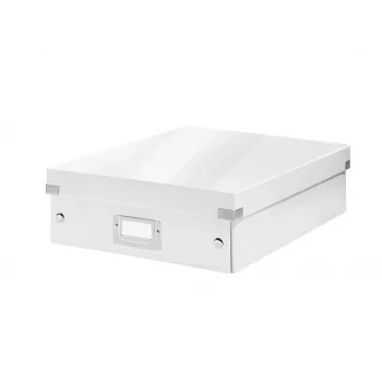 Leitz Click & Store WOW Medium Organiser Box, balta, kartonas, 880 g
