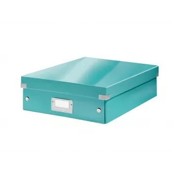 Leitz Click & Store WOW Vidutinė organizavimo dėžutė, mėlyna, kartonas, 880 g