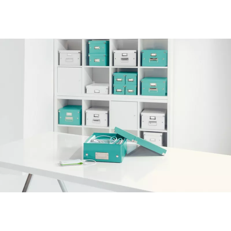 Leitz Click & Store WOW Vidutinė organizavimo dėžutė, mėlyna, kartonas, 880 g
