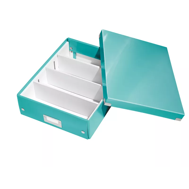 Leitz Click & Store WOW Vidutinė organizavimo dėžutė, mėlyna, kartonas, 880 g