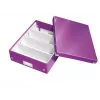 Leitz Click & Store WOW Medium Organiser Box, violetinė, kartonas, 880 g