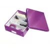 Leitz Click & Store WOW Medium Organiser Box, violetinė, kartonas, 880 g