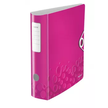 Leitz Lever Arch File Active PP WOW A4/80mm, A4, polipropilenas, rožinė, 500 lapų, 80 g/m², 8,2 cm