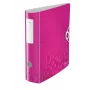 Leitz Lever Arch File Active PP WOW A4/80mm, A4, polipropilenas, rožinė, 500 lapų, 80 g/m², 8,2 cm