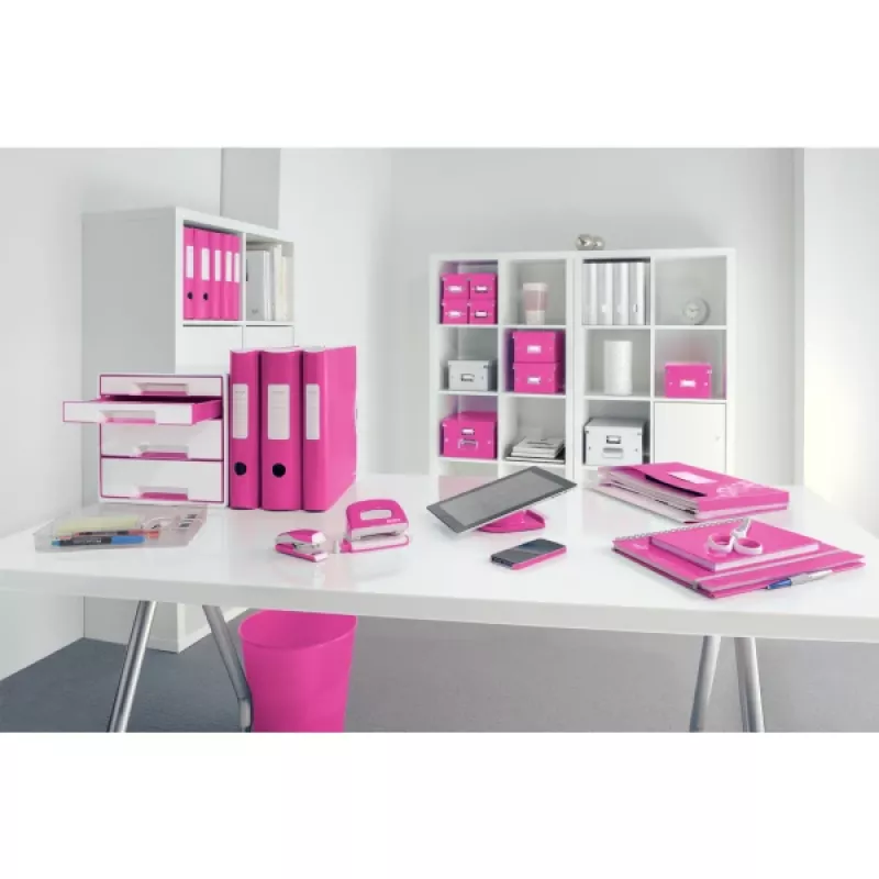 Leitz Lever Arch File Active PP WOW A4/80mm, A4, polipropilenas, rožinė, 500 lapų, 80 g/m², 8,2 cm