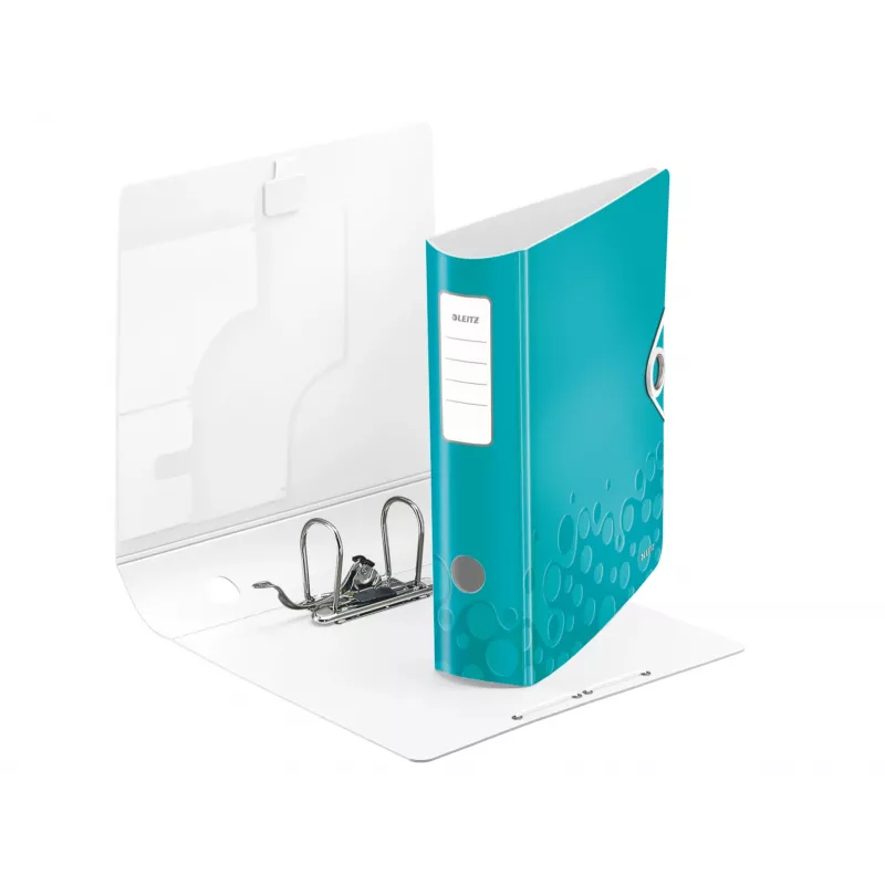 Leitz Lever Arch File Active PP WOW A4/80mm, A4, poliuretano putplastis, turkio spalva, 500 lapų, 80 g/m², 8,2 cm