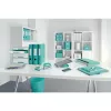 Leitz Lever Arch File Active PP WOW A4/80mm, A4, poliuretano putplastis, turkio spalva, 500 lapų, 80 g/m², 8,2 cm