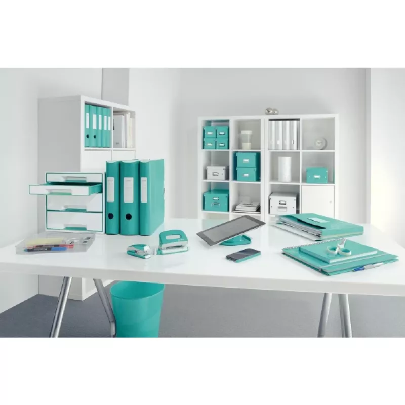 Leitz Lever Arch File Active PP WOW A4/80mm, A4, poliuretano putplastis, turkio spalva, 500 lapų, 80 g/m², 8,2 cm