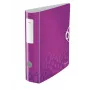Leitz Lever Arch File Active PP WOW A4/80mm, A4, poliuretaninis putplastis, violetinė, 500 lapų, 80 g/m², 8,2 cm