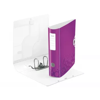 Leitz Lever Arch File Active PP WOW A4/80mm, A4, poliuretaninis putplastis, violetinė, 500 lapų, 80 g/m², 8,2 cm