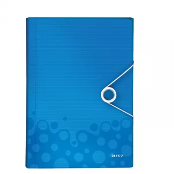 Leitz Project File WOW PP segtuvas, A4, polipropilenas (PP), mėlynas, 200 lapų, 254 mm, 38 mm