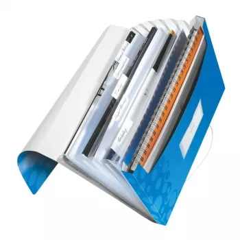Leitz Project File WOW PP segtuvas, A4, polipropilenas (PP), mėlynas, 200 lapų, 254 mm, 38 mm