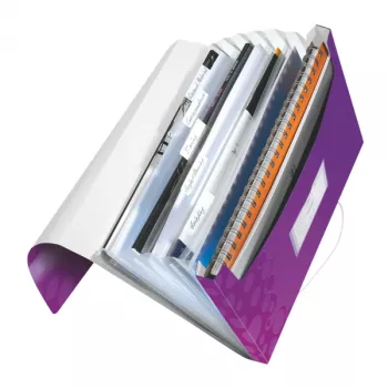 Leitz Project File WOW PP segtuvas, A4, polipropilenas (PP), violetinis, 200 lapų, 254 mm, 38 mm