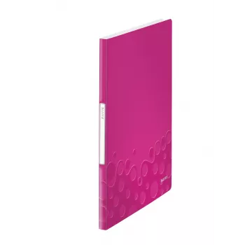 Leitz Display Book WOW 20 kišenių, Metallic, Rožinė, PVC