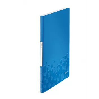 Leitz Display Book WOW PP 20 kišenių, mėlyna, metalinė, PVC, A4, 231 mm, 13 mm