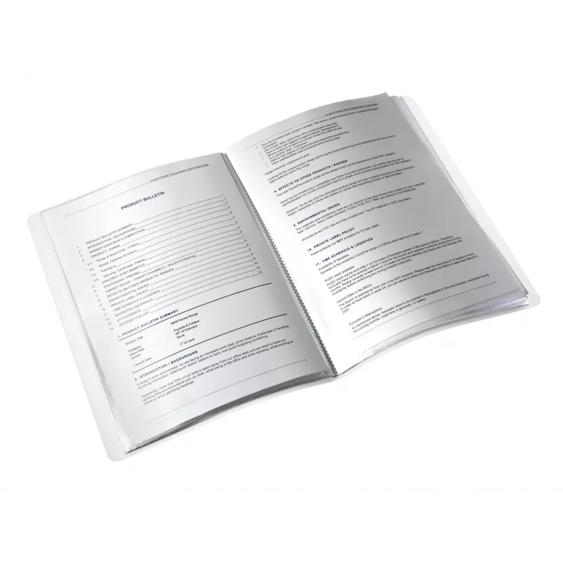 Leitz Display Book WOW 20 kišenių, metalinis purpurinis, PVC, A4