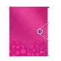 Leitz Divider Book WOW PP 6 skirtukų, A4, polipropilenas (PP), metalinis, rožinis, 200 lapų, 260 mm, 17 mm