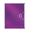 Leitz WOW skirtuvų knyga PP 12 skirtukų, A4, metalinis violetinis