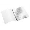Leitz WOW segtuvas su žiedais, A4, polipropilenas (PP), metalinis, rožinis, 200 lapų, 2,5 cm, 257 mm