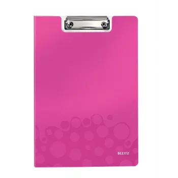 Leitz segtuvas su dangteliu WOW, A4, polifoamas, rožinis, 75 lapų, 1 kišenė, 230 mm