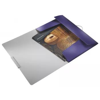Leitz 3-Flap Folder Style PP A4, A4, polipropilenas (PP), mėlyna, 150 lapų, 80 g/m², elastinė juosta