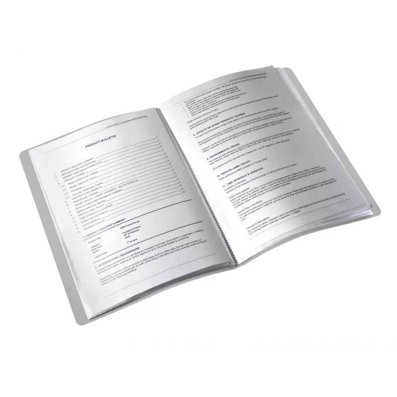 Leitz Display Book Style PP 20 puslapių, raudona, PVC, 20 kišenių, A4, 231 mm, 13 mm