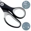 Žirklės Leitz Titanium Quality 150 mm, suaugusiems, tiesus pjūvis