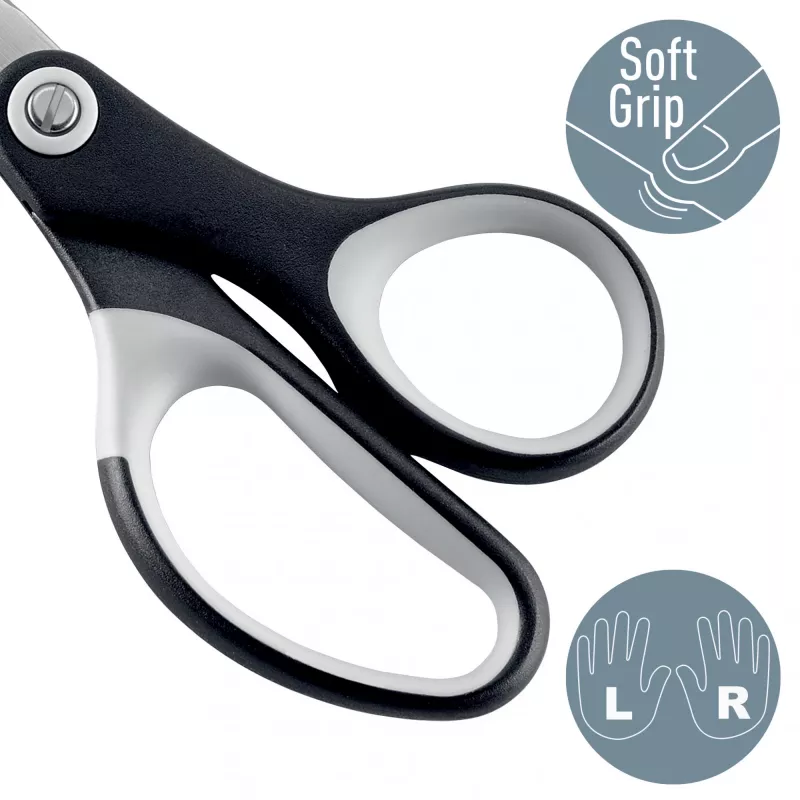 Žirklės Leitz Titanium Quality 150 mm, suaugusiems, tiesus pjūvis