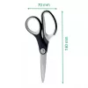 Žirklės Leitz Titanium Quality 150 mm, suaugusiems, tiesus pjūvis