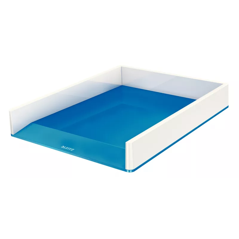 Leitz WOW dviejų spalvų dokumentų dėklas, plastikinis, mėlynas, metalinis, A4, 267 mm, 336 mm, 49 mm