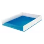 Leitz WOW dviejų spalvų dokumentų dėklas, plastikinis, mėlynas, metalinis, A4, 267 mm, 336 mm, 49 mm