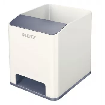 Stovas rašikliams Leitz Sound Pen Holder WOW, baltas, polistirenas, 90 mm, 101 mm, 100 mm, 140 g