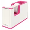 Leitz Tape Dispenser WOW, 1,9 cm, 33 m, polistirenas, metalinis, rožinis, 51 mm, 126 mm