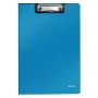 Leitz Clipfolder su priekiniu viršeliu Solid, A4, Mėlyna, 75 lapai, Poliputplastis, 229 mm, 16 mm
