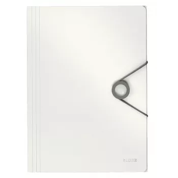 Leitz 3-Flap Folder Solid PP A4, aplankas su atvartais, A4, polipropilenas (PP), baltas, 150 lapų, 80 g/m²