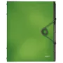 Leitz Divider Book Solid 6 skirtukų, atvartinis aplankas, A4, polipropilenas (PP), žalia, 200 lapų, 80 g/m²