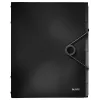 Leitz Divider Book Solid 6 skirtukų, Atverčiamas aplankas, A4, Polipropilenas (PP), Juoda, 200 lapų, 80 g/m²
