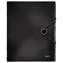 Leitz Divider Book Solid 12 skirtukų, atvartinis aplankas, A4, polipropilenas (PP), juoda, 200 lapų, 80 g/m²